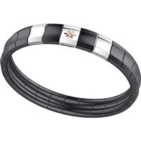 Bracciale Zancan Uomo Hi Teck in Ceramica EHB184 - EHB184